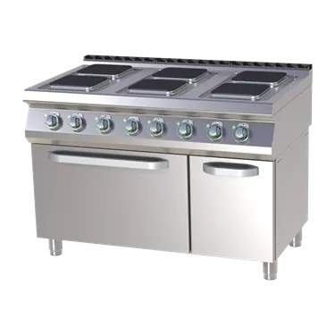 Cooking range electric with electric static oven | RM - SPQT 7120/21 E