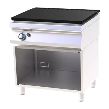 Cooking range solid top gas on open cabinet | RM - ST 780 G