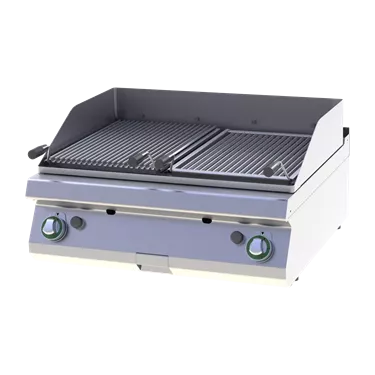 Lava stone grill 2 cooking areas | RM - GL 708 G