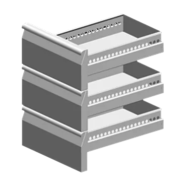 Drawers 1/3 (3 pcs) for SCH | RM - ZS 3Z