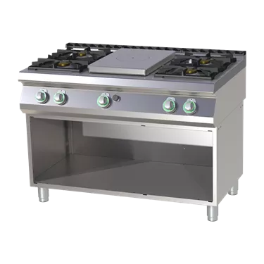 Solid Top gas cooker with cabinet | RM - STPS 7120 G