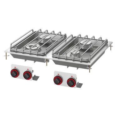 Cooking range drop-in gas 4x burner | RM - PCD-68G
