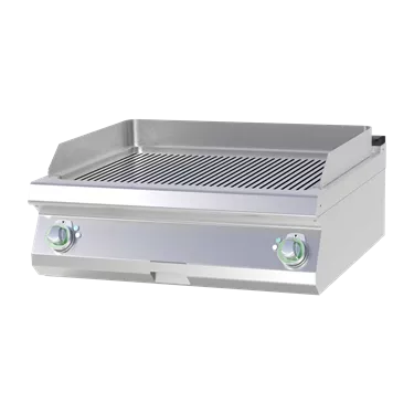 Fry Top Griddle grooved chrome | RM - FTRC 708 E