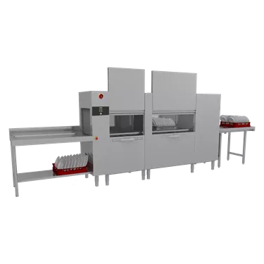 Rack conveyor dishwasher 270 racks/hour cold water, left exit | RM - A 270 W ABT LX