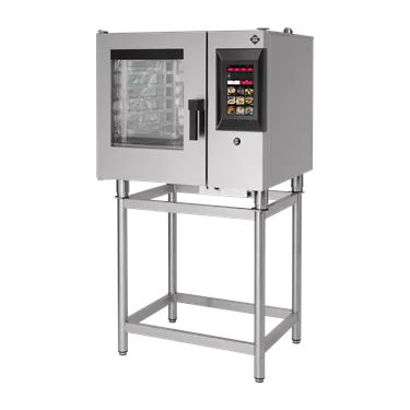 Convection oven STEAMBOX electric 6x GN 1/1 Automatic cleaning boiler 400V Left-hinged door 10" display | RM - STMB 0611 EL