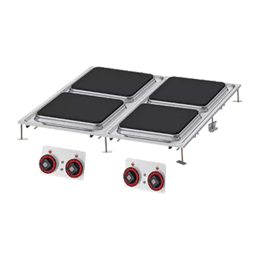 Cooking range electric square 4 zones | RM - PCQD-88ET