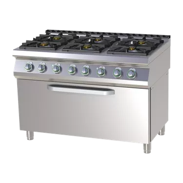 Cooking range gas with electric static oven | RM - SPST 7120/31 GE