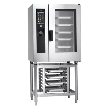 Combi convection steam oven STEAMBOX gas 10x GN 1/1 automatic cleaning boiler | RM - STBB 1011 G