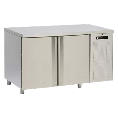 Cooling counter GN1/1, 2 door, without splash back stainless steel 230V | RM - SCH 2D DH