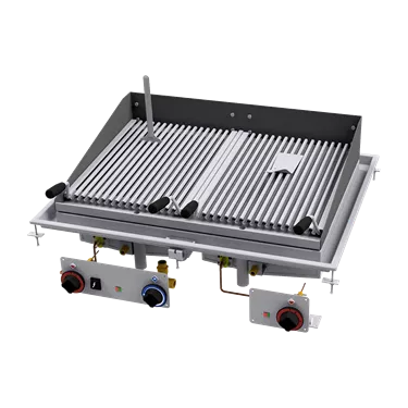 Lava stone grill drop-in gas 2x 38x52 | RM - CWD-79G
