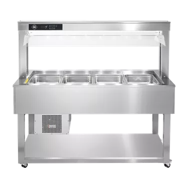 Food display island chilled GN 4-1/1 - 200 mm, Inox | RM - TR GREEN+ 4I