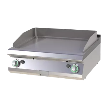 Fry-top griddle plate smooth chromed | RM - FTHC 708 G