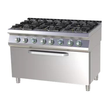 Cooking range gas with electric static oven | RM - SPT 7120/31 GE