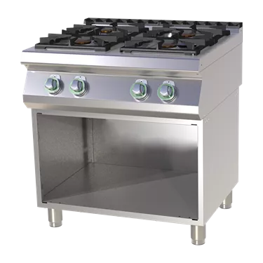 Cooking range gas on open cabinet | RM - SP 780 G
