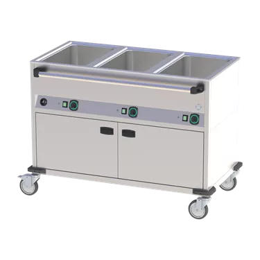 Bain marie mobile cabinet long | RM - BMPD 3120 CS