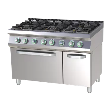 Cooking range gas with electric static oven | RM - SPT 7120/21 GE