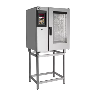 Convection oven STEAMBOX gas 10x GN 1/1 boiler Color touch screen Automatic cleaning 10" display | RM - STMB 1011 G