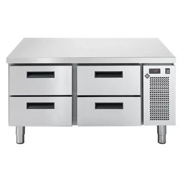 Substructure cooling electric GN 1/1 plate 4 cm 2x2 stainless steel drawers | RM - LNSR 702 2Z D40